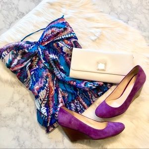 C O L E H A A N : “Laney” Wedge in “Purple Reign”